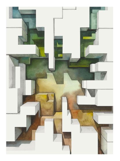 Georg Breuer – Berg Schlossberg Art Print - Image 4